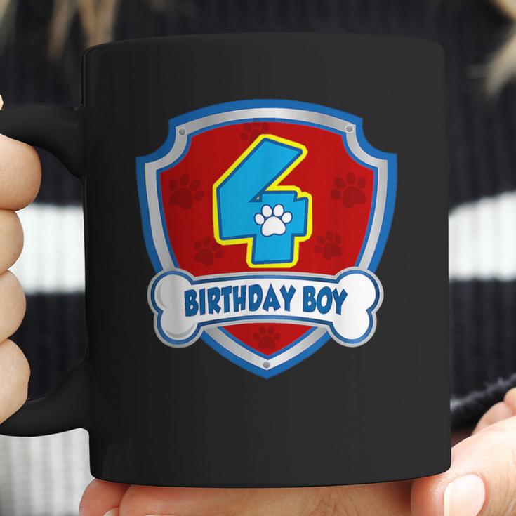 4Th Gifts Birthday 4 Years Old Patrol Dogs Lover Boys Kids Coffee Mug