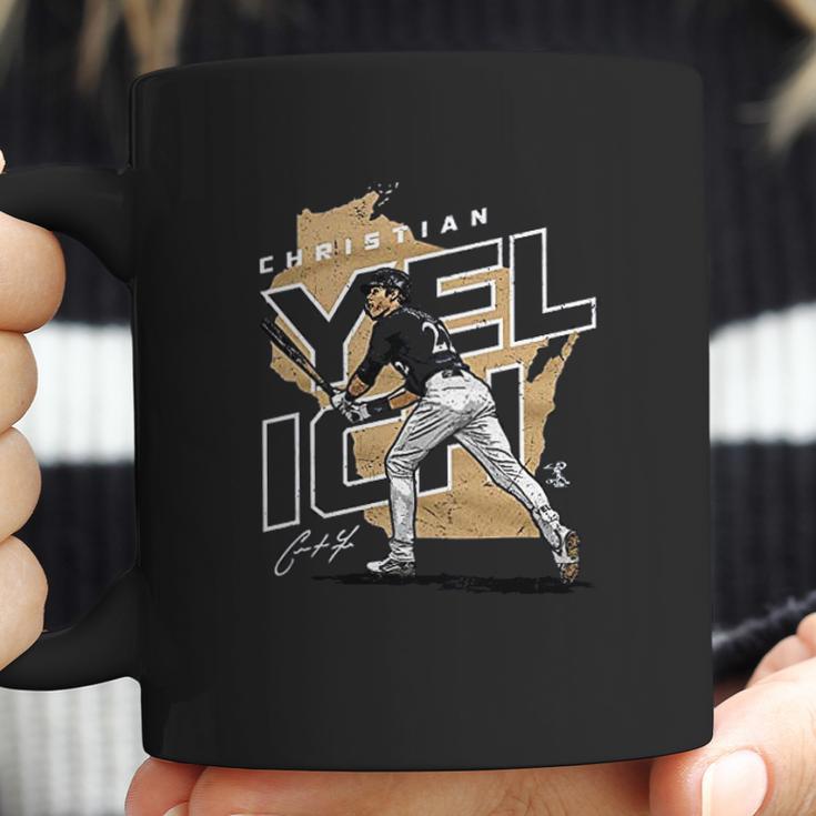 500 Level Christian Yelich Milwaukee Baseball Coffee Mug