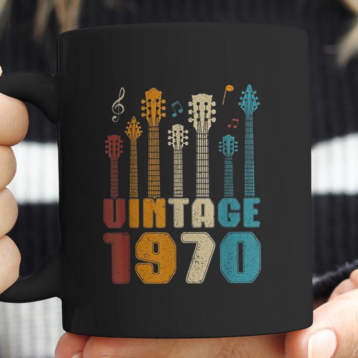 50Th Birthday Gifts Vintage 1970 Guitarist Guitar Lovers Coffee Mug