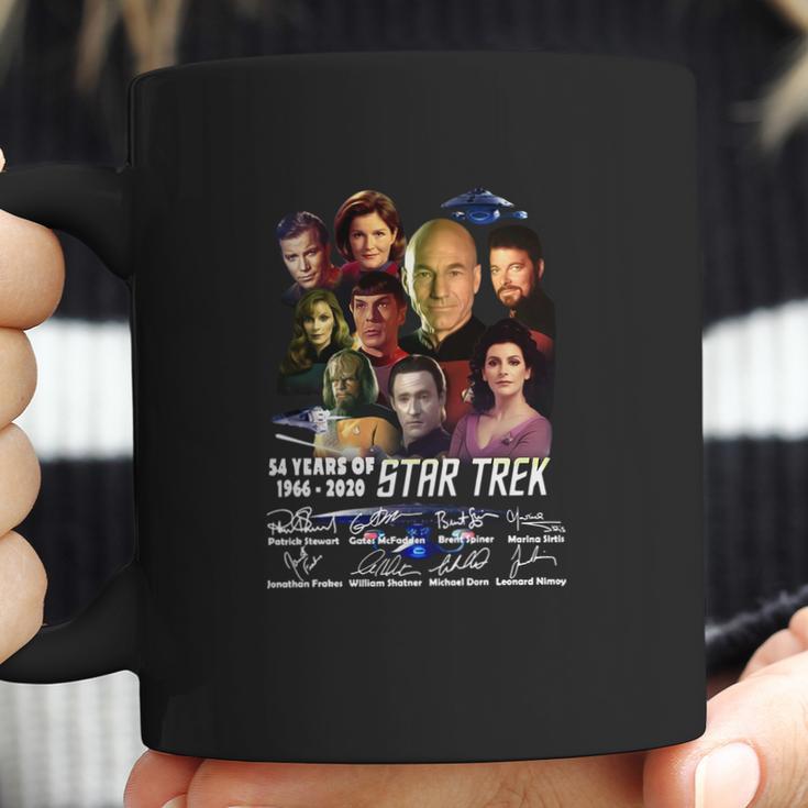 54 Years Of 1966 2020 Star Trek Characters Signatures Coffee Mug