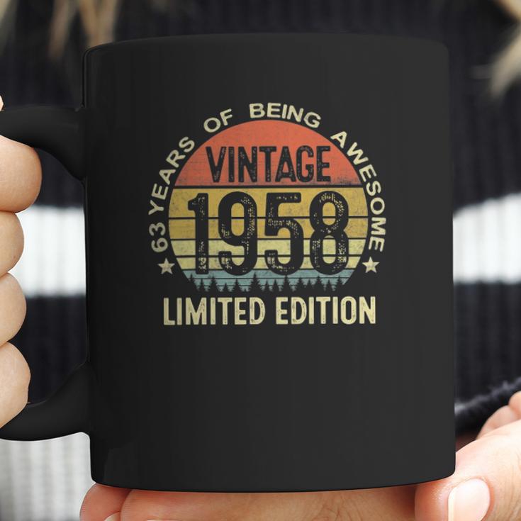 63 Years Old Vintage Limited Edition 1958 63Th Birthday Coffee Mug