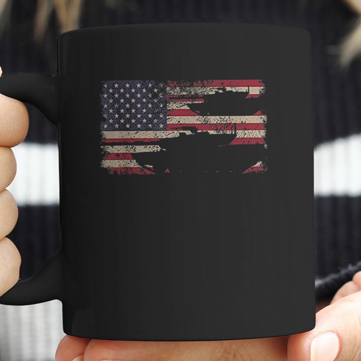 Abrams Battle Tank Usa Flag Gift Coffee Mug