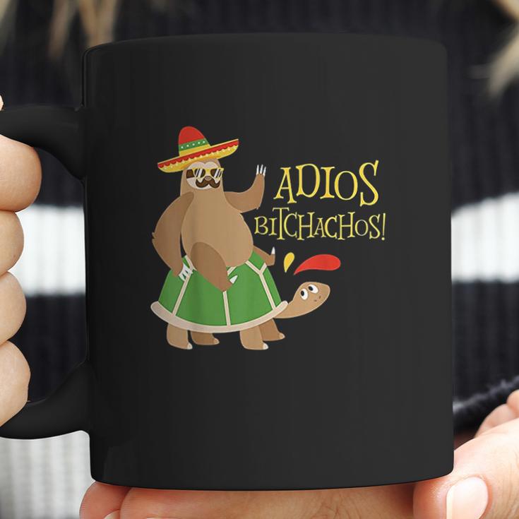 Adios Bitchachos Mexican Cinco De Mayo Sloth Turtle Coffee Mug