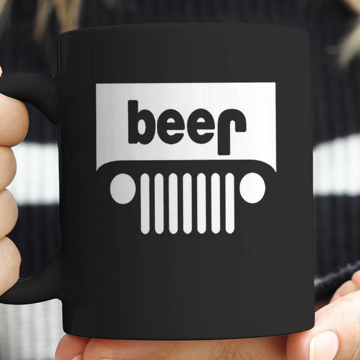 Adult Beer Jeep Funny Drinking - Drinking Beer T-Shirt Coffee Mug