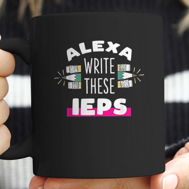 Alexa Write My Iep Funny Teacher Gift Coffee Mug