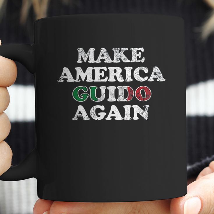 Make America Guido Again Funny Distressed Coffee Mug