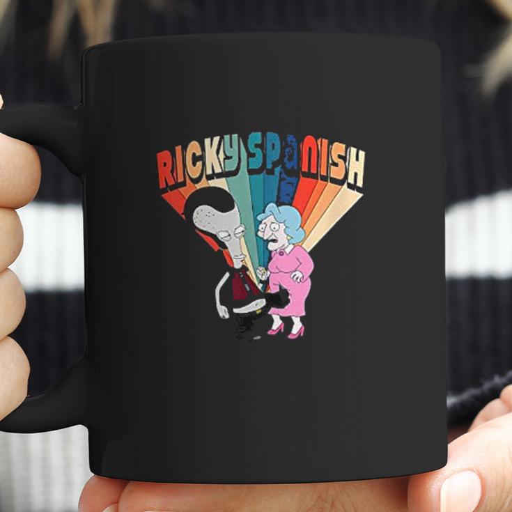 American Dad Ricky Spanish Kicking Old Lady Coffee Mug