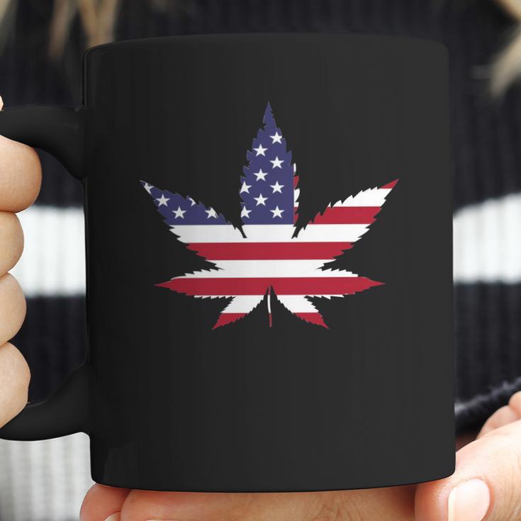 American Marijuana Leaf Coffee Mug