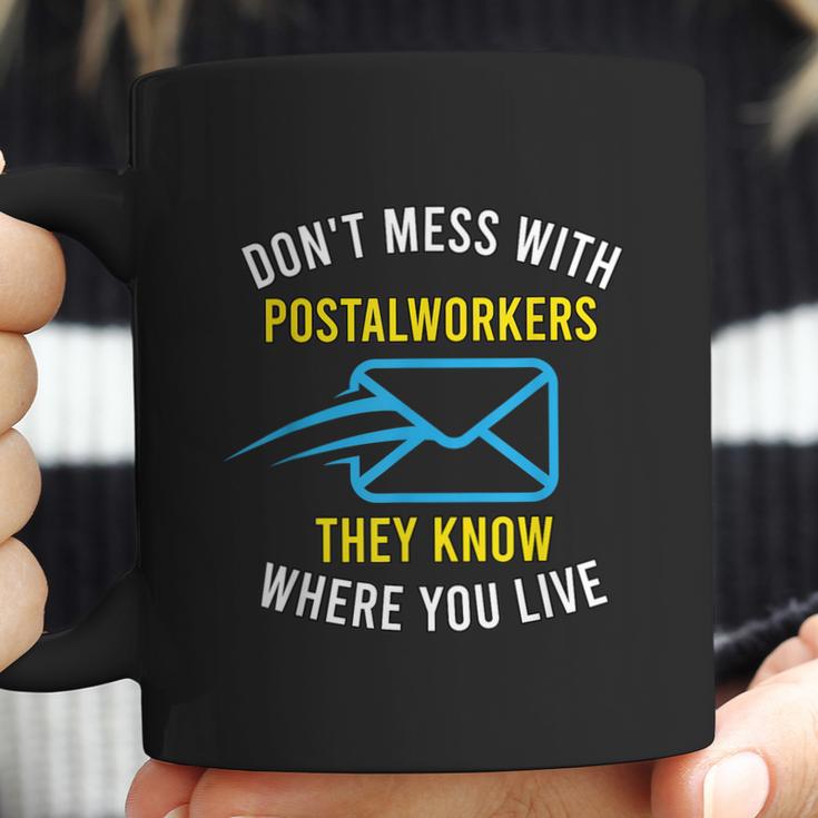 American Postal Worker Mailed It Mail Escort For Mailman Coffee Mug