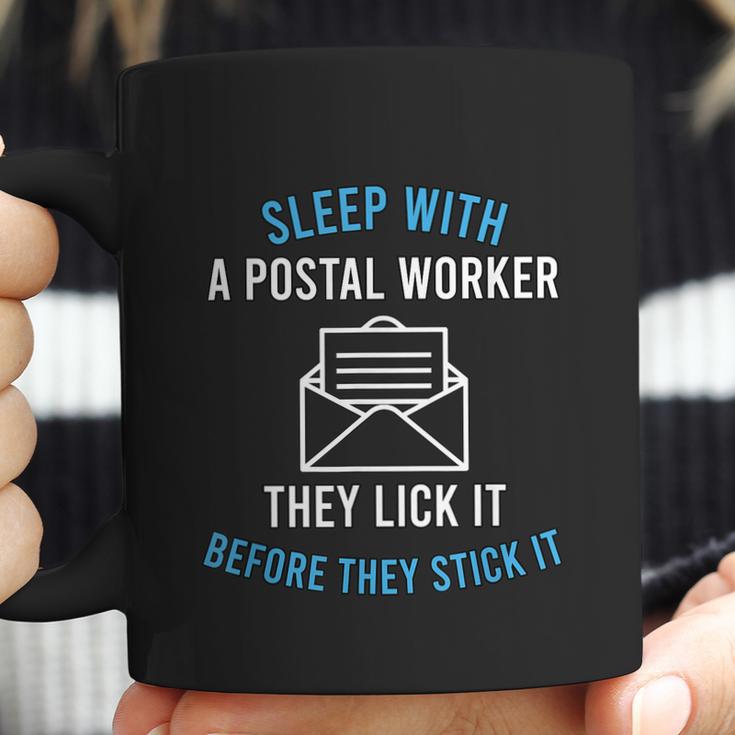 American Postal Worker Sleep With A Mailman Mail Escort Coffee Mug