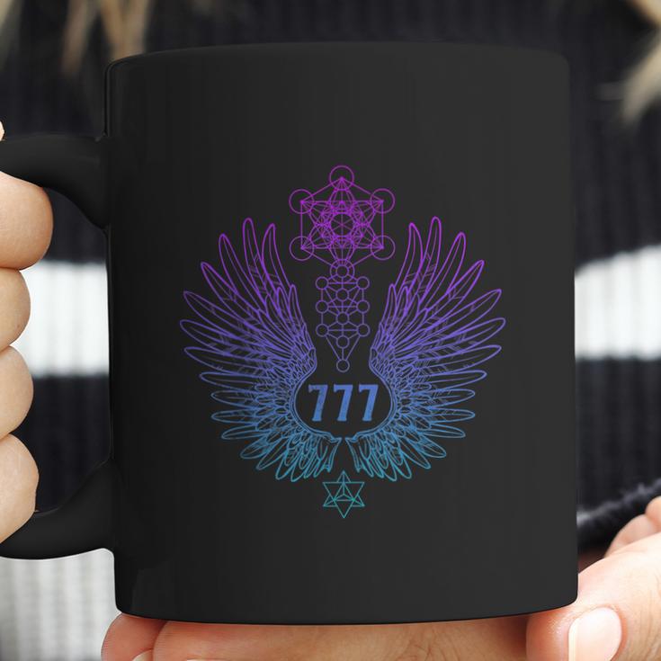 Angel Number 777 Sacred Geometry Healing Coffee Mug