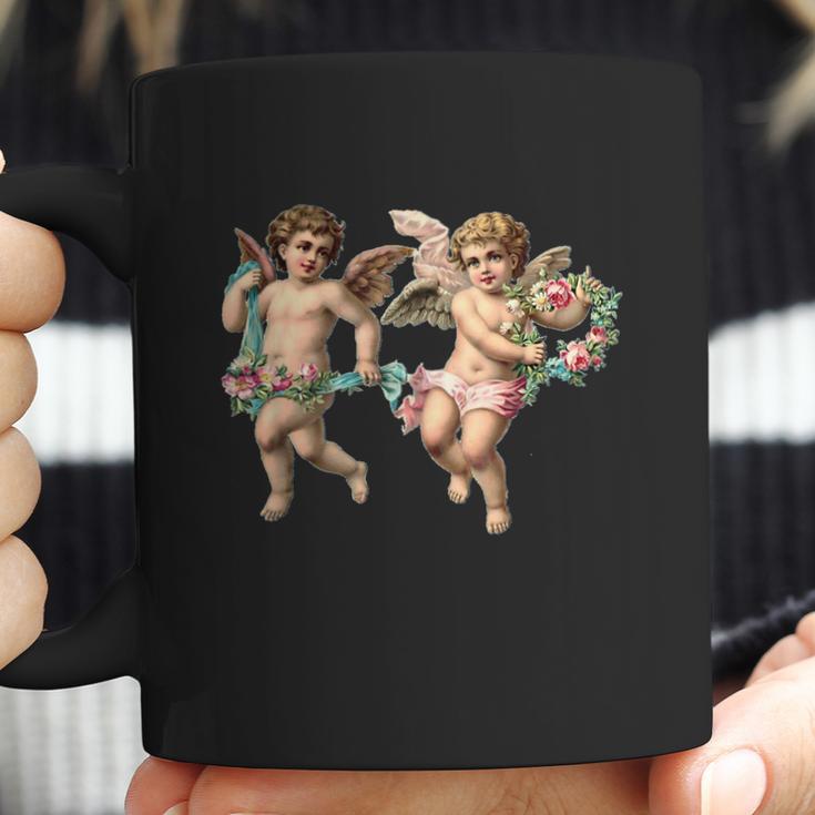 Angelic Vintage Cherub Design Charming Baby Angels Coffee Mug