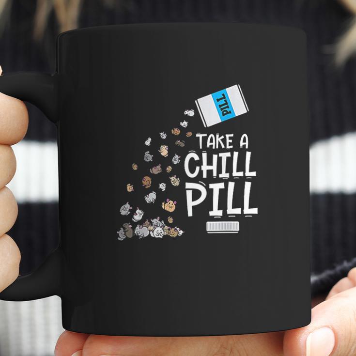 Animal Meme Gift Chill Pill Pun Chinchilla Coffee Mug