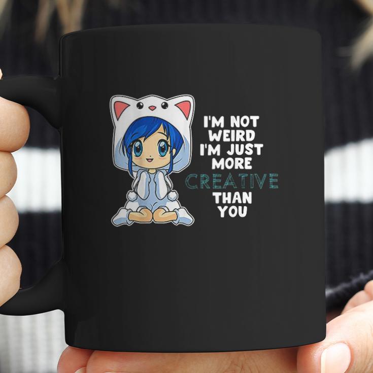 Anime Chibi Girl Not Weird Just Creative Kawaii Otaku Coffee Mug