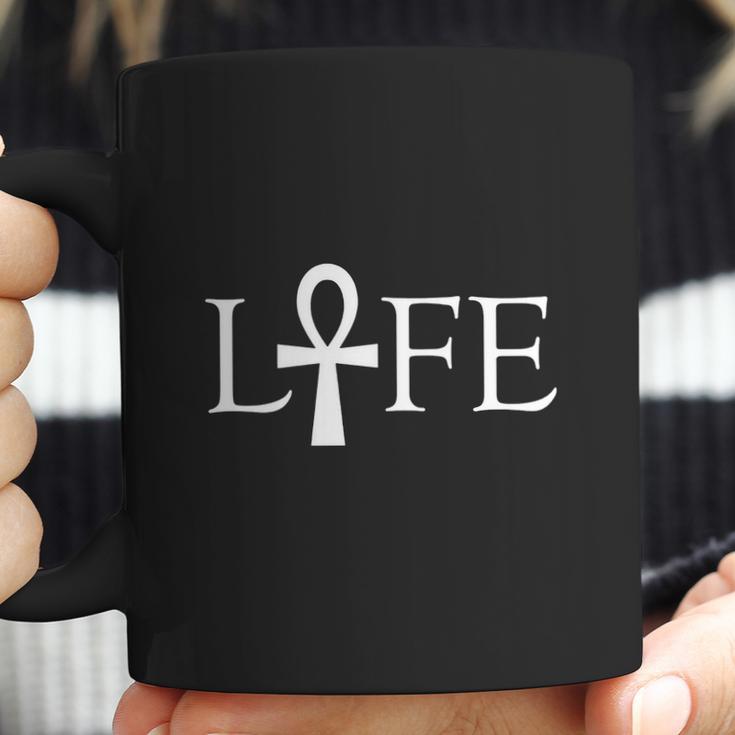 Ankh Life T-Shirt Ancient Symbol Of Life Cross With Handle Coffee Mug