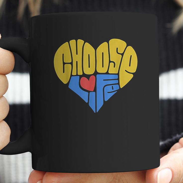 Anti- Bortion Choose Life Heart Coffee Mug