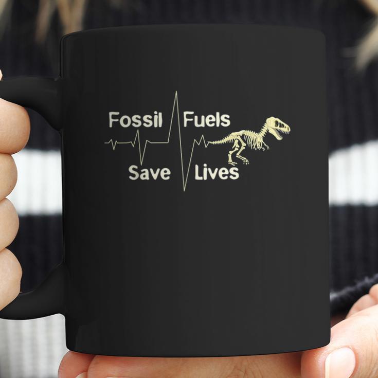 Anti Climate Change Fossil Fuels Save Lives Coffee Mug