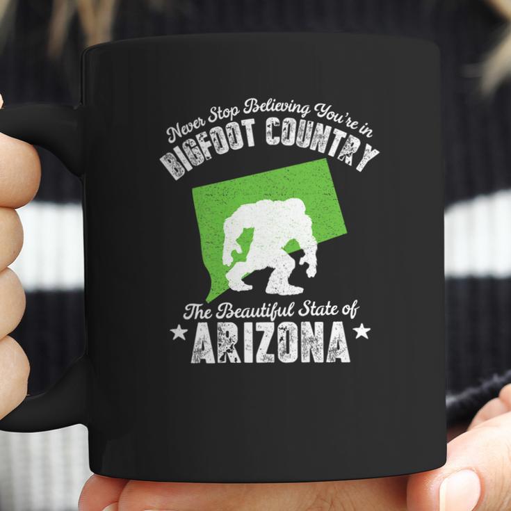 Arizona State Bigfoot Sasquatch Yeti Hunter Gift Coffee Mug