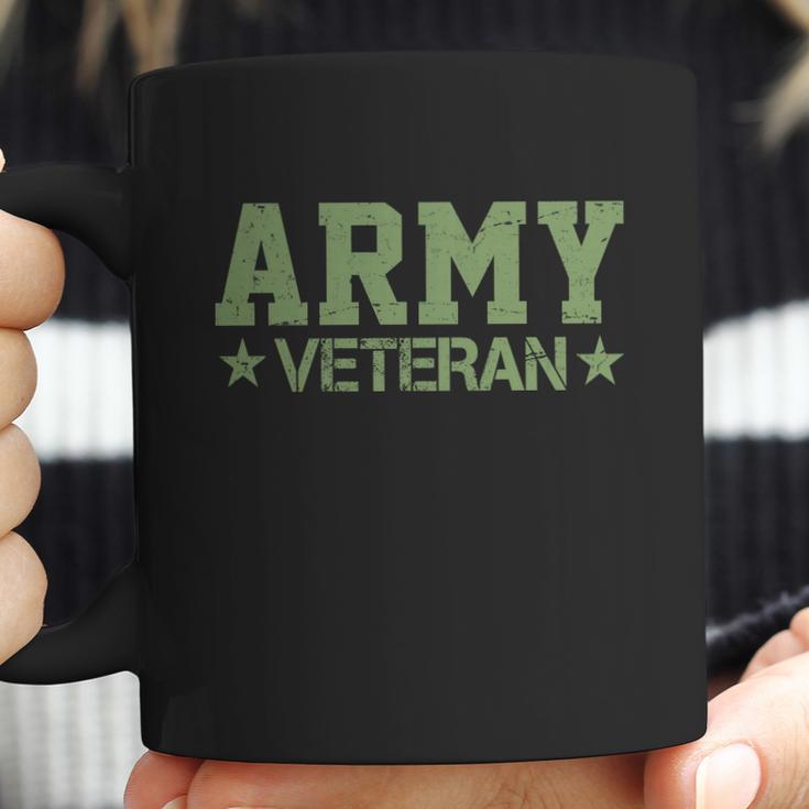 Army Veteran Distress Logo Graphic Design Printed Casual Daily Basic Coffee Mug