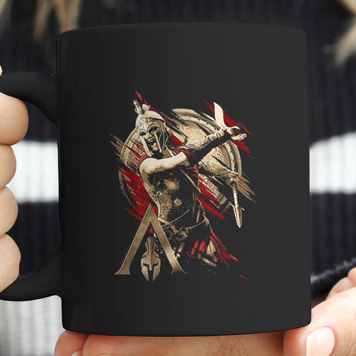 Assassins Creed Odyssey Kassandra Paint Swipe Portrait Coffee Mug