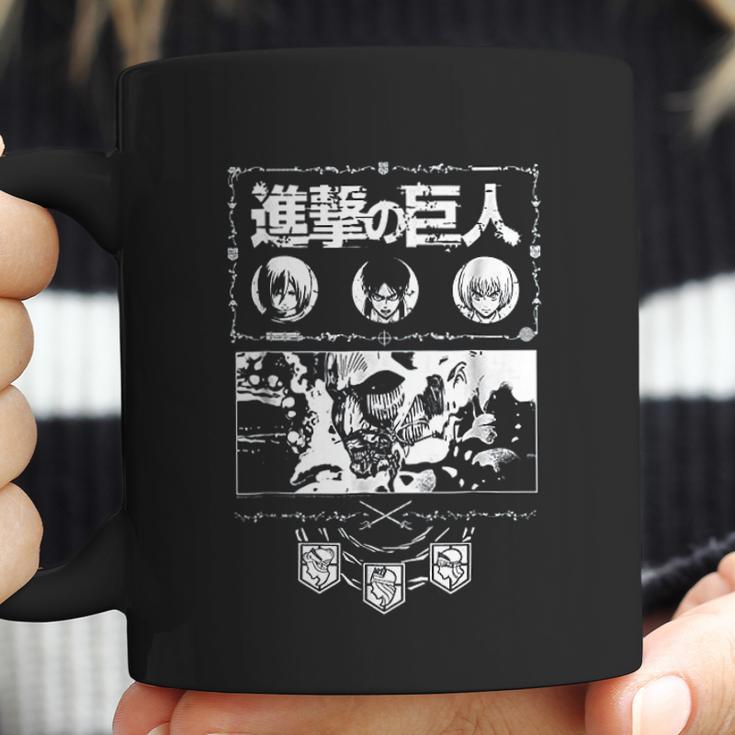 Attack On Titan Ornate Collage Coffee Mug