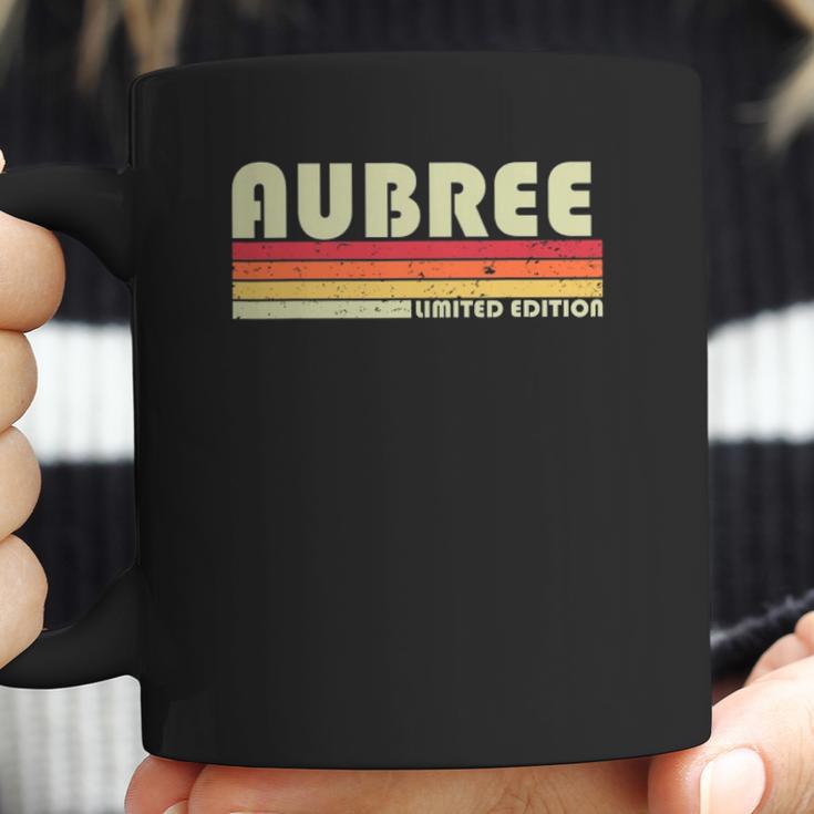 Aubree Gift Name Personalized Retro Vintage 80S 90S Coffee Mug