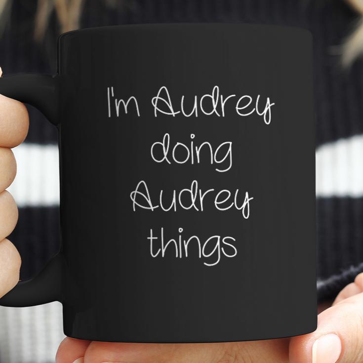 I Am Audrey Doing Funny Things Coffee Mug