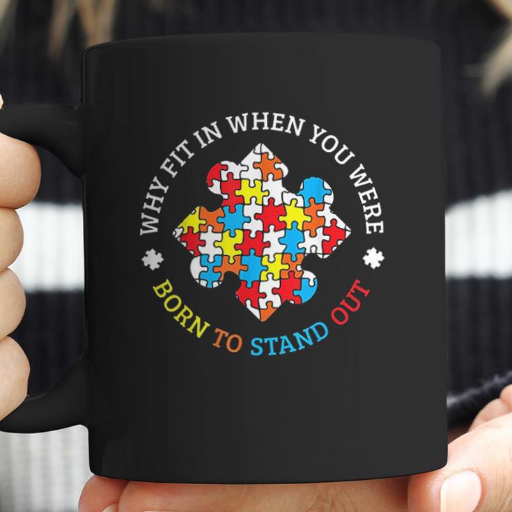 Autism Awareness Month Puzzle Aspergers Autistic Pride Gift Coffee Mug