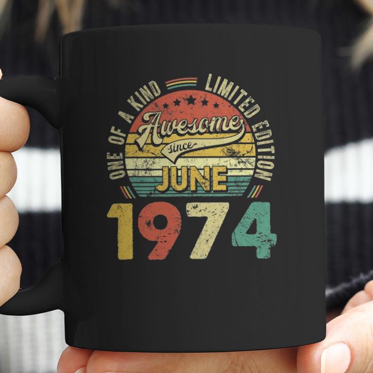 Awesome Since June 1974 47Th Bday Decorations 47 Years Old Coffee Mug