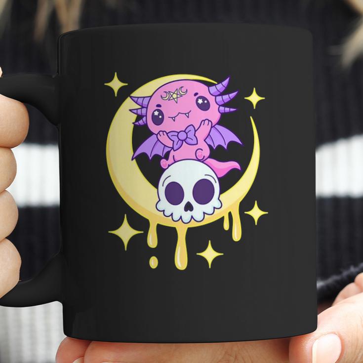 Axolotl Kawaii Pastel Goth Cute Creepy Aesthetic Nu Goth Coffee Mug