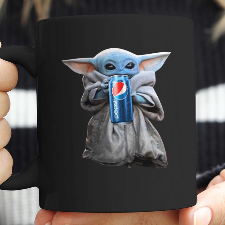 Baby Yoda Drink Pepsi Sweater Coffee Mug