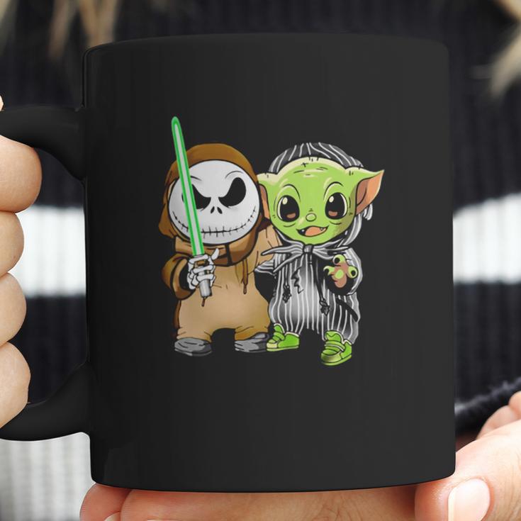 Baby Yoda And Jack Skellington Coffee Mug