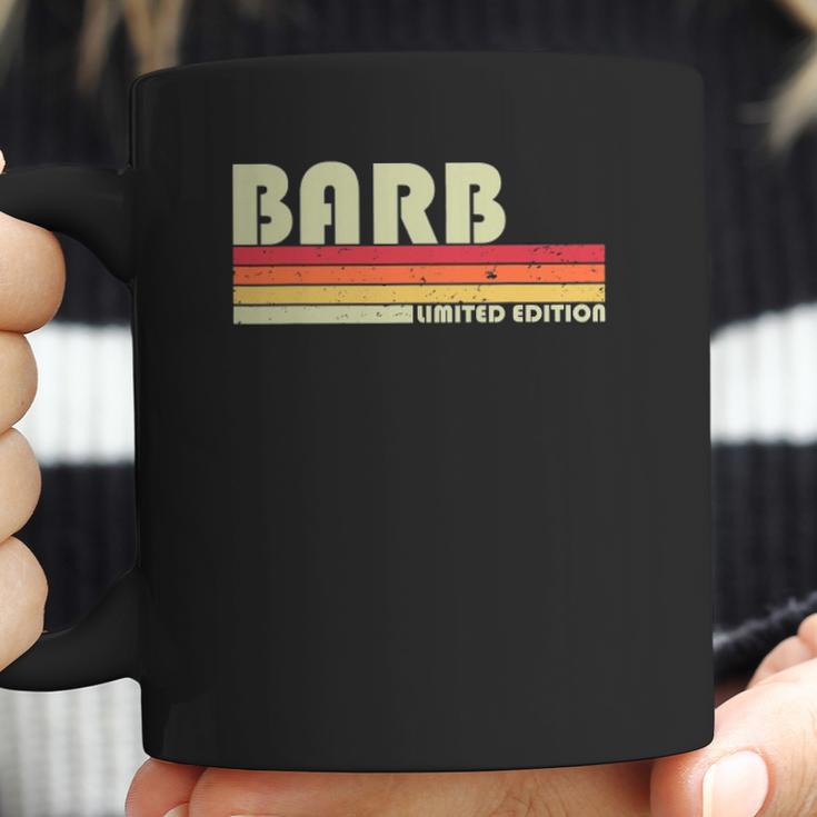 Barb Name Personalized Retro Vintage 80S 90S Birthday Coffee Mug