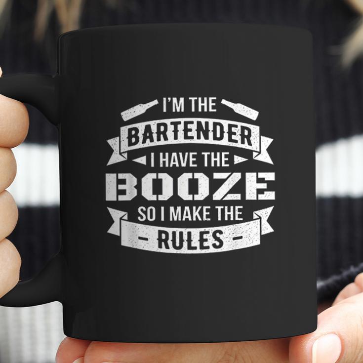 Bartenders Make The Rules Tipsy Booze Drinking Bartender Coffee Mug