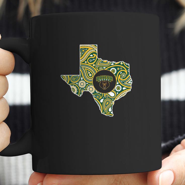 Baylor Bears Paisley State Ver 2 Apparel Coffee Mug