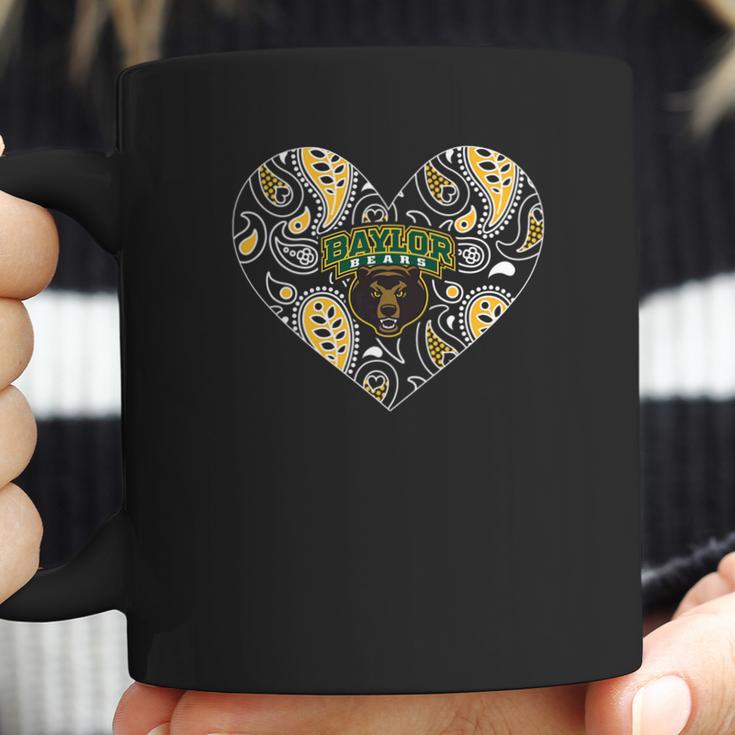 Baylor Bears Patterned Heart Apparel Coffee Mug