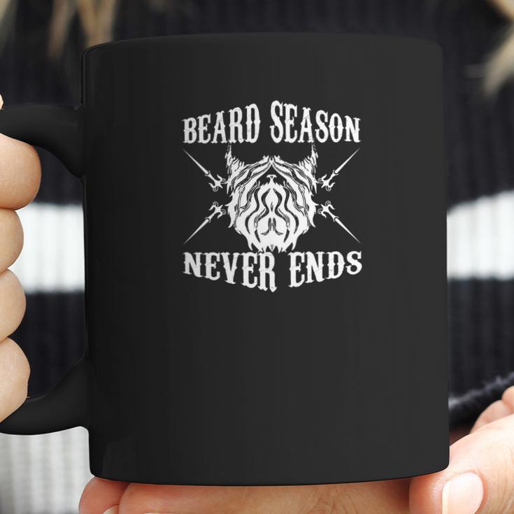 Beard Beard Season Never Ends Manly Facial Hair Coffee Mug