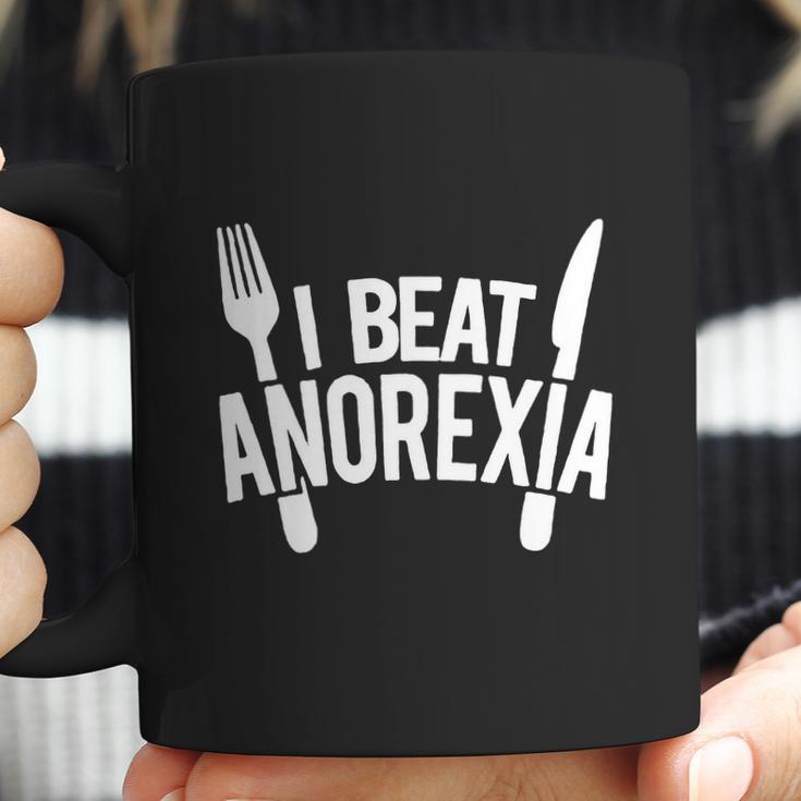 I Beat Anorexia Big Coffee Mug