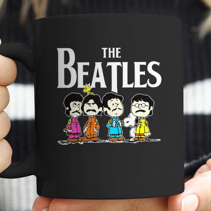 The Beatles And Snoopy Coffee Mug