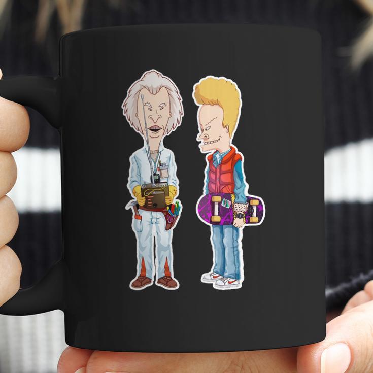 Beavis And Butt-Head Do Back To The Future Coffee Mug