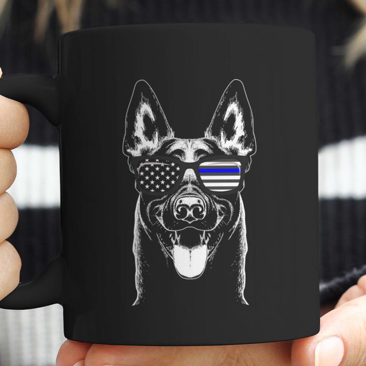 Belgian Malinois K9 Unit Thin Blue Line Flag Police Gift Cute Gift Coffee Mug