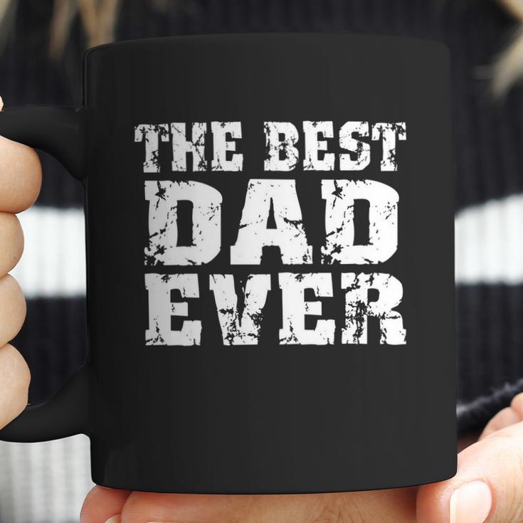 Best Dad Ever Block Logo Coffee Mug