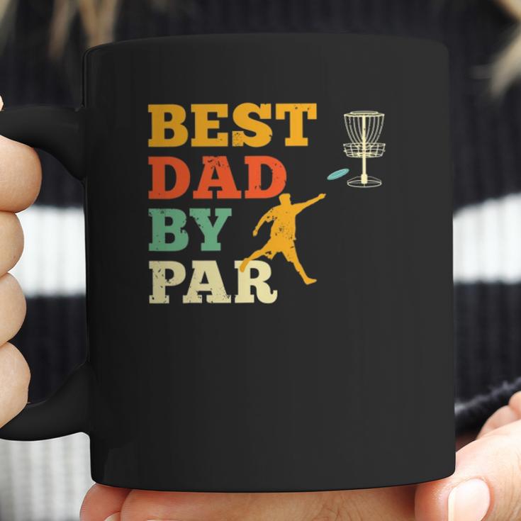 Best Dad By Par Disc Golf Lover Frisbee Golfing Father Gifts Coffee Mug