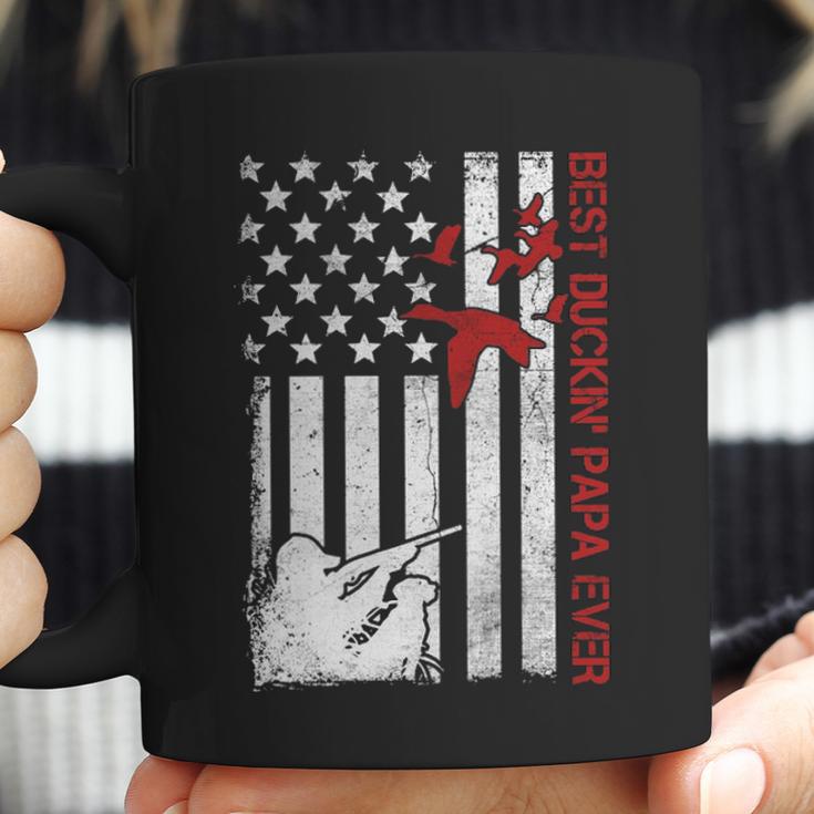 Best Duckin Papa Ever American Hunting Duck Hunter Gift Coffee Mug