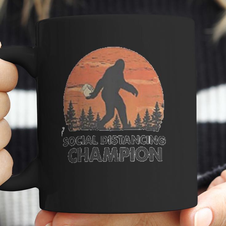 Bigfoot Social Distancing Coffee Mug