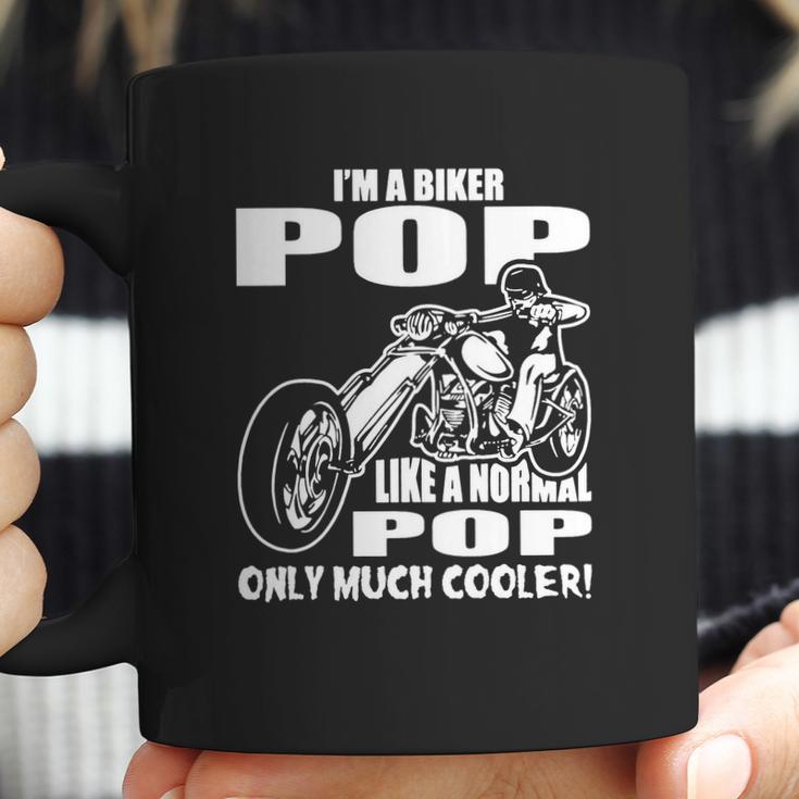 Im A Biker Pop Like A Normal Pop Only Much Cooler Coffee Mug