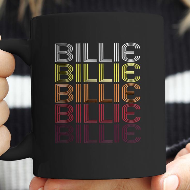 Billie Retro Wordmark Pattern Vintage Style Coffee Mug