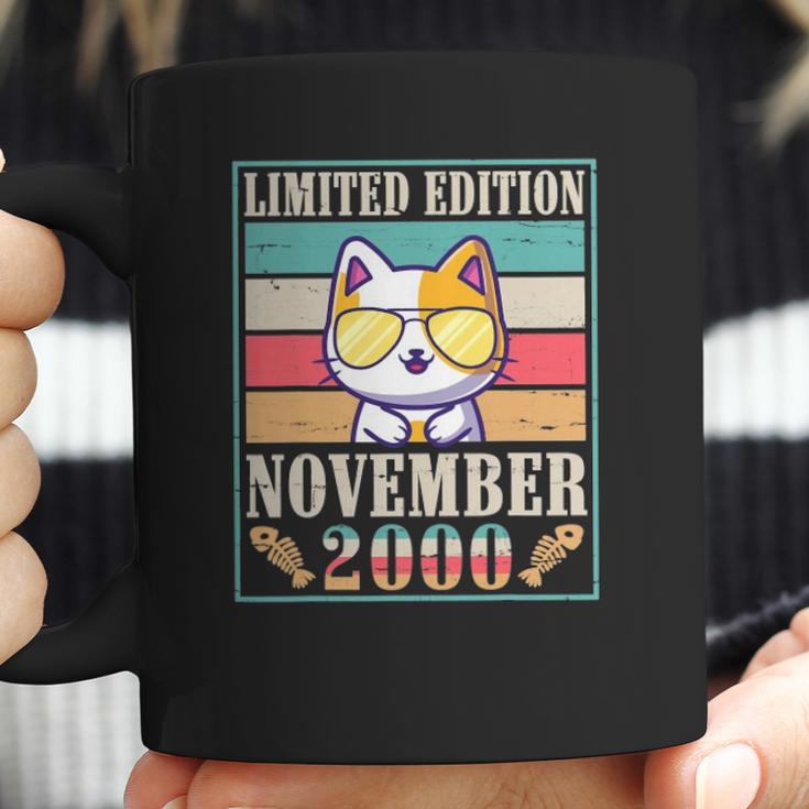 Birthday Cat Born In November 2000 Ltd Edition 21 Years Old Coffee Mug