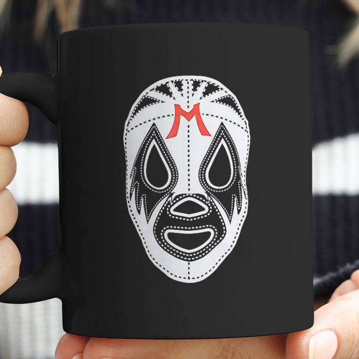 Black Mil Mascaras Lucha Libre Wrestling Gear Coffee Mug