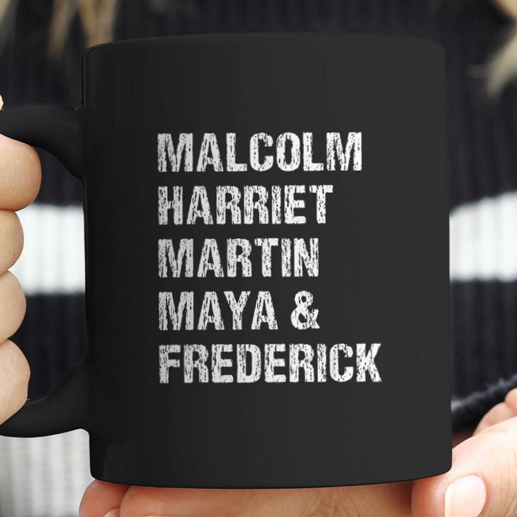 Black History Month Malcolm Harriet Martin Maya & Frederick Coffee Mug